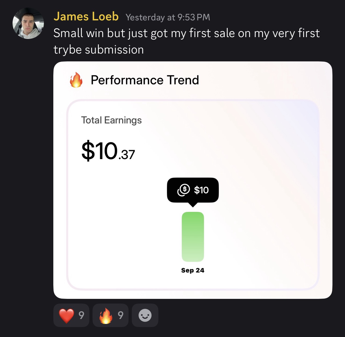 Fitness UGC creator result and social proof screenshot 20